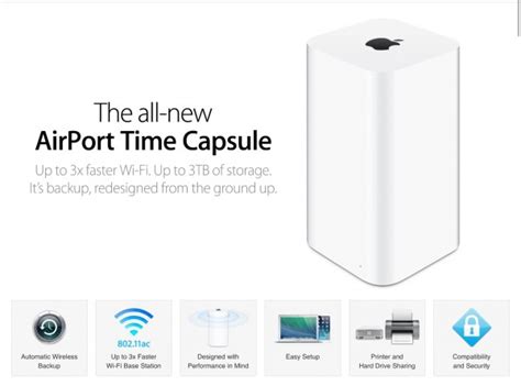 how do i hook up my airport time capsule